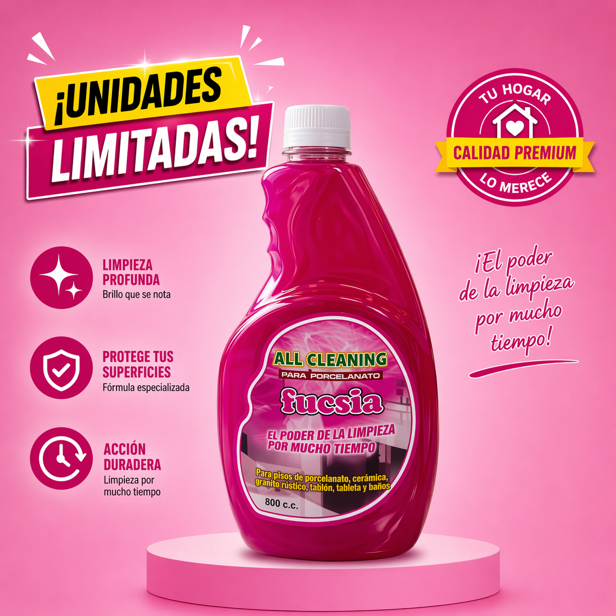 Aplicación de All Cleaning desincrustante sobre juntas de cerámica sucias
