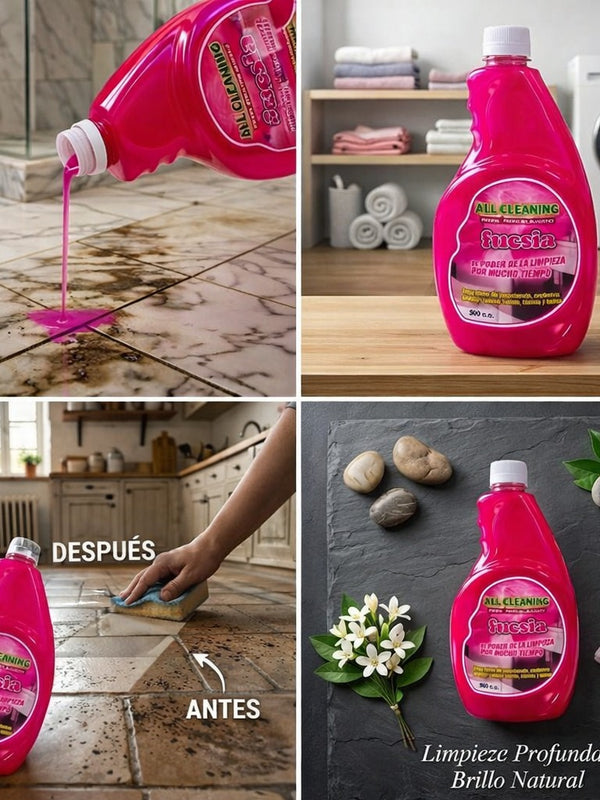 All Cleaning Fucsia™ | Eliminador Extremo de Juntas y Pisos