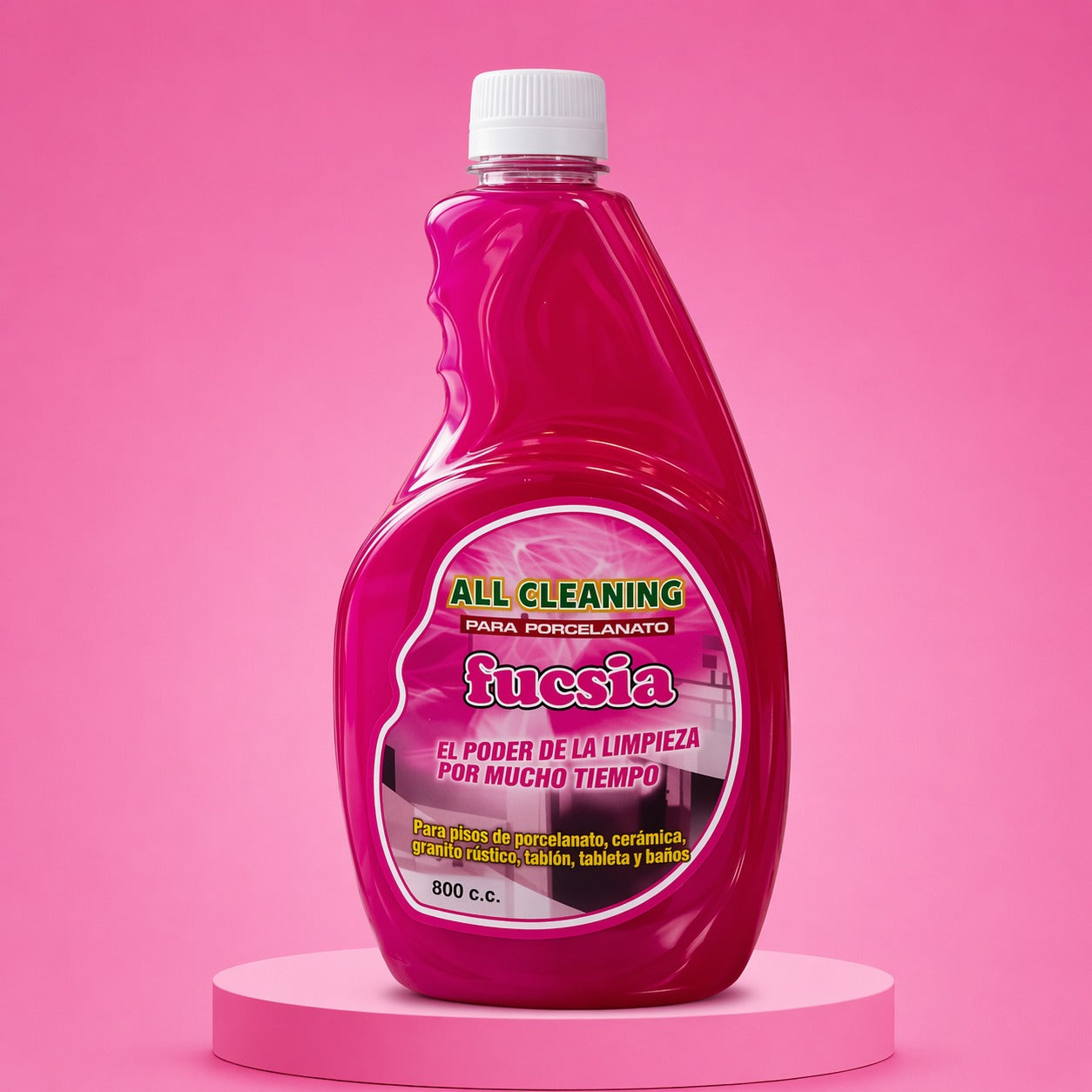 Botella de All Cleaning Fucsia Mercado Lumina para limpieza profunda de juntas y pisos
