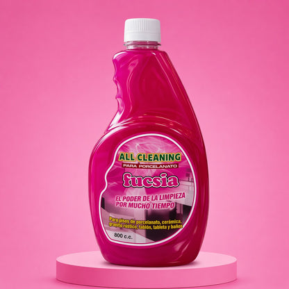 Botella de All Cleaning Fucsia Mercado Lumina para limpieza profunda de juntas y pisos