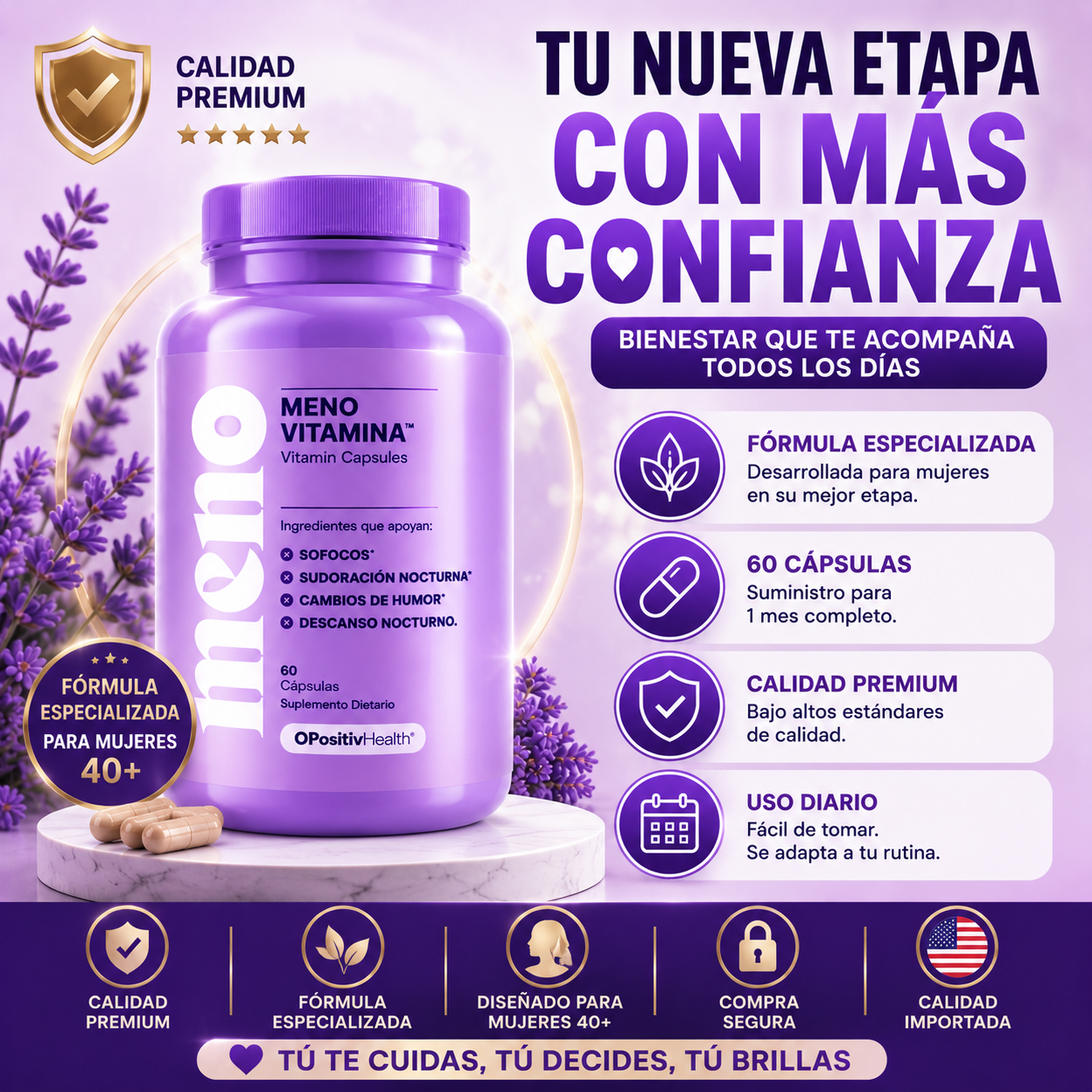 MENOVA™ – Apoyo Integral para el Bienestar Durante la Menopausia