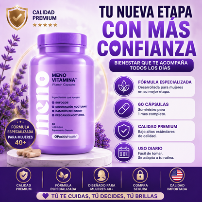 MENOVA™ – Apoyo Integral para el Bienestar Durante la Menopausia